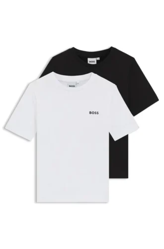 2er-Pack Slim-Fit-Baumwoll-T-Shirts für Kinder