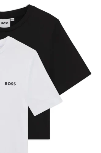 2er-Pack Slim-Fit-Baumwoll-T-Shirts für Kinder