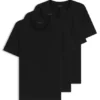 3er-Pack Baumwoll-T-Shirts mit gesticktem Logo