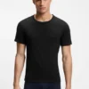 3er-Pack Baumwoll-T-Shirts mit gesticktem Logo