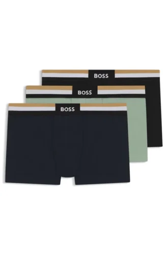 3er-Pack Boxershorts aus feuchtigkeitsableitender Baumwollmischung