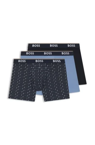 3er-Pack Boxershorts aus Stretch-Baumwolle mit Logo-Bund