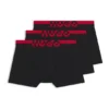 3er-Pack Boxershorts mit Bund mit geteiltem Logo