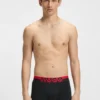 3er-Pack Boxershorts mit Bund mit geteiltem Logo