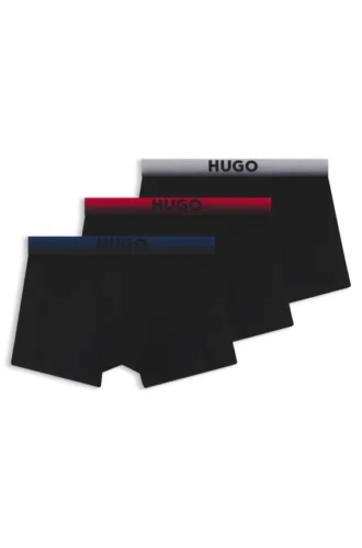 3er-Pack Boxershorts mit Degradé-Bund