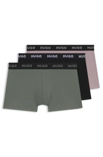 3er-Pack Boxershorts mit Jacquard-Logo am Bund