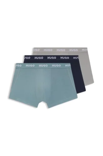3er-Pack Boxershorts mit Jacquard-Logo am Bund