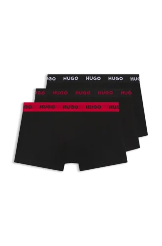 3er-Pack Boxershorts mit Jacquard-Logo am Bund