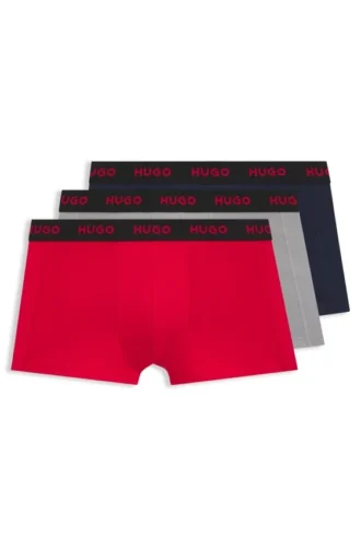 3er-Pack Boxershorts mit Jacquard-Logo am Bund