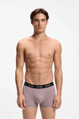 3er-Pack Boxershorts mit Jacquard-Logo am Bund