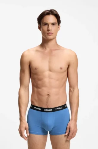 3er-Pack Boxershorts mit Jacquard-Logo am Bund