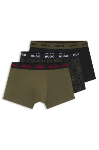 3er-Pack Boxershorts mit Logo aus Stretch-Baumwolle