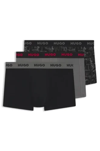 3er-Pack Boxershorts mit Logo aus Stretch-Baumwolle