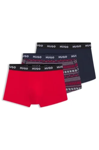 3er-Pack Boxershorts mit Logo aus Stretch-Baumwolle