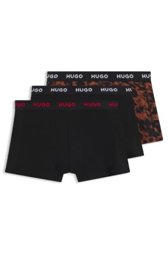 3er-Pack Boxershorts mit Logo aus Stretch-Baumwolle
