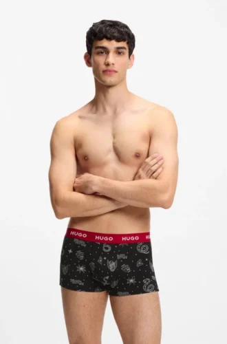 3er-Pack Boxershorts mit Logo aus Stretch-Baumwolle
