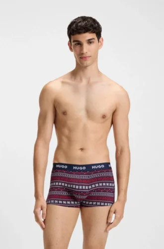 3er-Pack Boxershorts mit Logo aus Stretch-Baumwolle