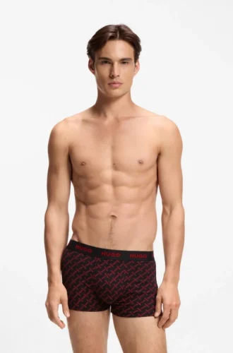 3er-Pack Boxershorts mit Logo aus Stretch-Baumwolle