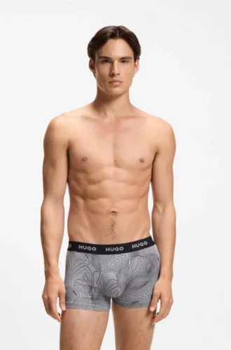 3er-Pack Boxershorts mit Logo aus Stretch-Baumwolle