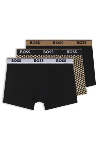 3er-Pack Boxershorts mit Logo-Bund aus Stretch-Baumwolle