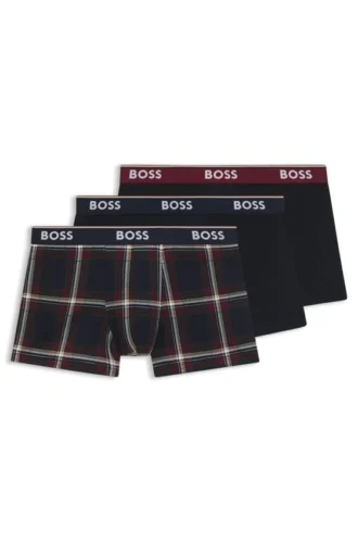 3er-Pack Boxershorts mit Logo-Bund aus Stretch-Baumwolle