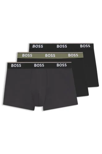 3er-Pack Boxershorts mit Logo-Bund aus Stretch-Baumwolle