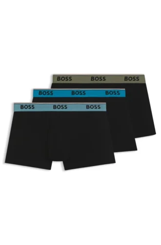 3er-Pack Boxershorts mit Logo-Bund aus Stretch-Baumwolle