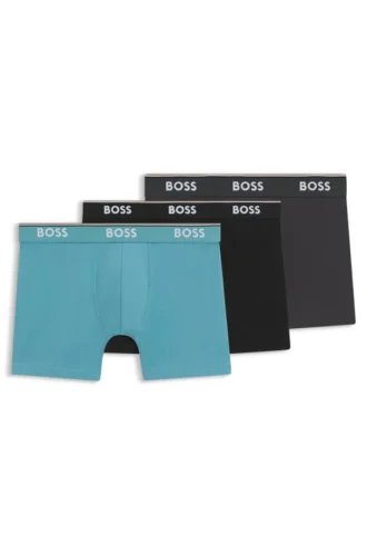 3er-Pack Boxershorts mit Logo-Bund aus Stretch-Baumwolle
