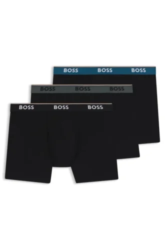 3er-Pack Boxershorts mit Logo-Bund aus Stretch-Baumwolle