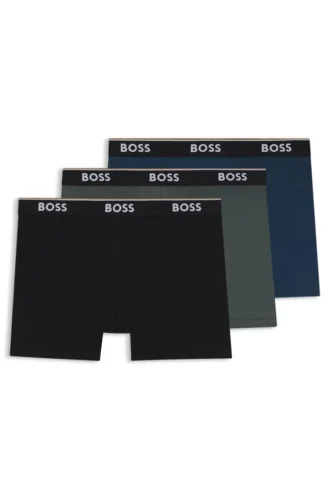 3er-Pack Boxershorts mit Logo-Bund aus Stretch-Baumwolle