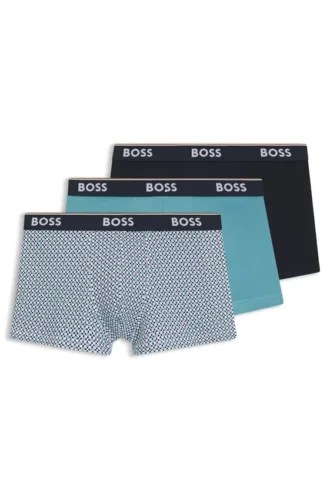3er-Pack Boxershorts mit Logo-Bund aus Stretch-Baumwolle