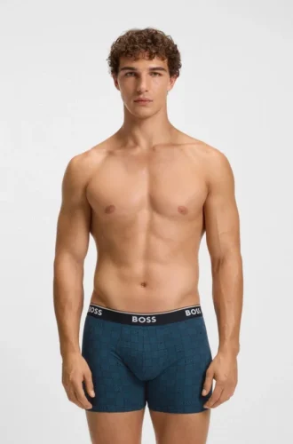 3er-Pack Boxershorts mit Logo-Bund aus Stretch-Baumwolle