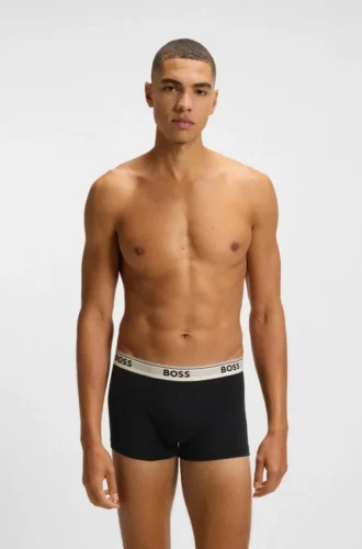 3er-Pack Boxershorts mit Logo-Bund aus Stretch-Baumwolle