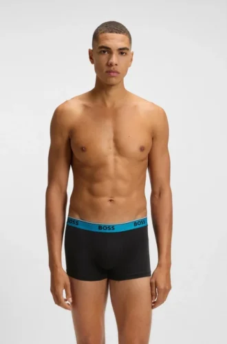 3er-Pack Boxershorts mit Logo-Bund aus Stretch-Baumwolle