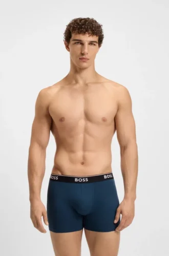 3er-Pack Boxershorts mit Logo-Bund aus Stretch-Baumwolle