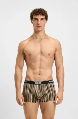 3er-Pack Boxershorts mit Logo-Bund aus Stretch-Baumwolle