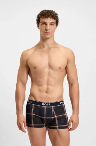 3er-Pack Boxershorts mit Logo-Bund aus Stretch-Baumwolle