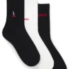 3er-Pack kurze Socken mit Stickdetails