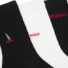3er-Pack kurze Socken mit Stickdetails