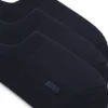 3er-Pack No-Show-Socken aus Baumwollmischung