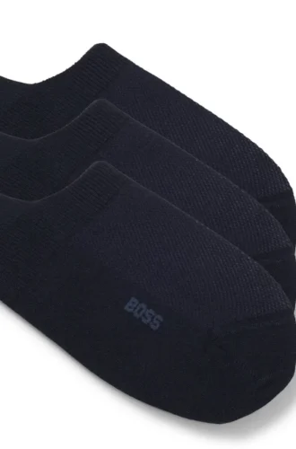3er-Pack No-Show-Socken aus Baumwollmischung