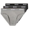 3er-Pack Slips aus Stretch-Baumwolle mit Logo-Bund