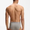 3er-Pack Slips aus Stretch-Baumwolle mit Logo-Bund