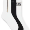 3er-Pack Socken mit Logo-Detail in kurzer Länge