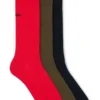 3er-Pack Socken mit Logo in normaler Länge
