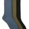 3er-Pack Socken mit Logo in normaler Länge