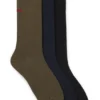 3er-Pack Socken mit Logo in normaler Länge