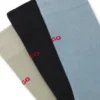 3er-Pack Socken mit Logo in normaler Länge