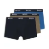3er-Pack Stretch-Baumwoll-Boxershorts mit Logo-Bund