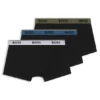 3er-Pack Stretch-Baumwoll-Boxershorts mit Logo-Bund